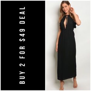 ☀️LAST1️⃣//CLASSY SEXY PENCIL BLACK DRESS